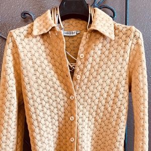 Bandolera Button-Down Blouse (Size S)